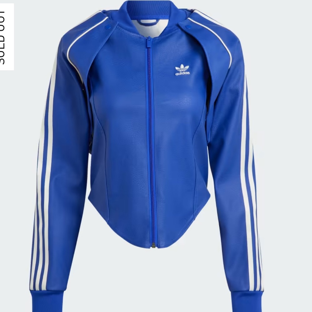 ADIDAS Faux leather jacket NWT
